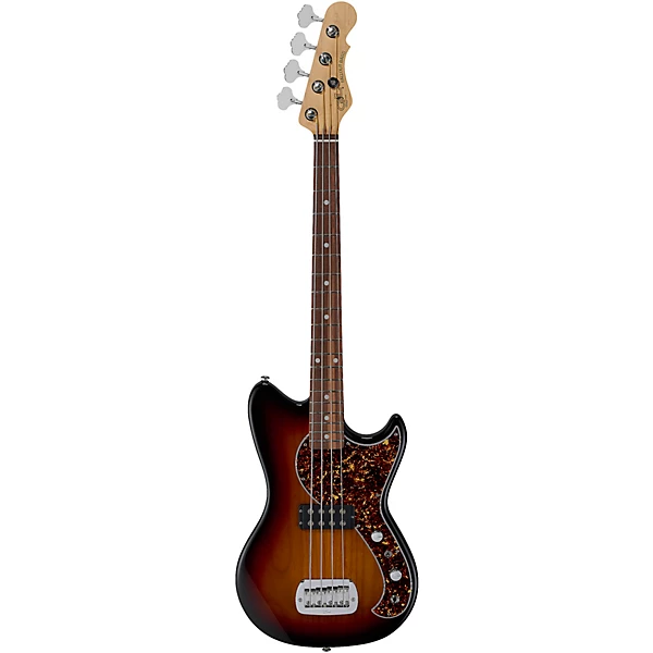 Fullerton Deluxe Fallout Shortscale Electric Bass 3 Tone Sunburst
