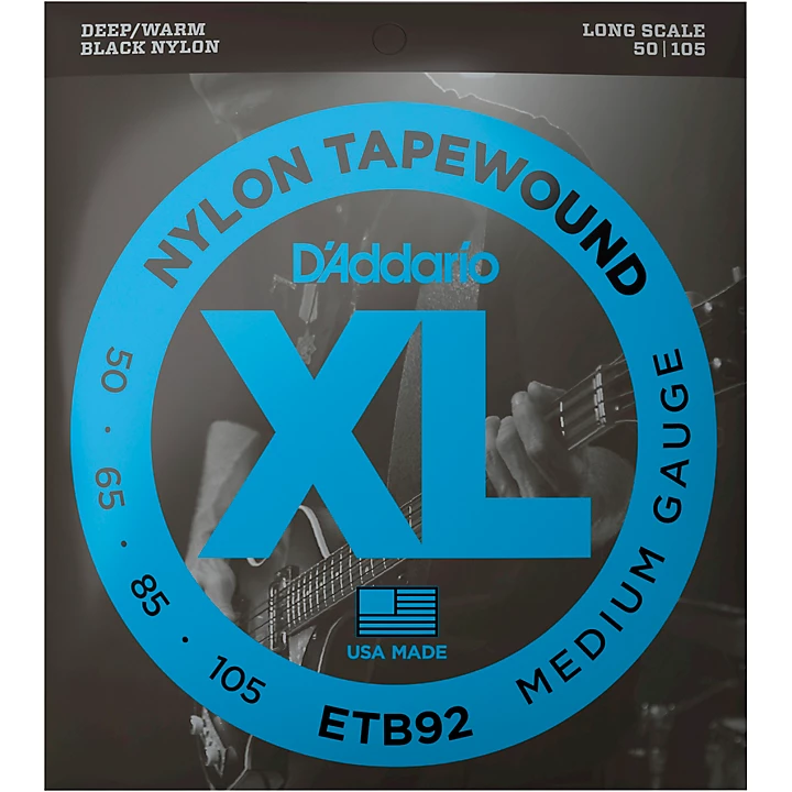 ETB92 Nylon Tapewound Medium Gauge Bass Strings