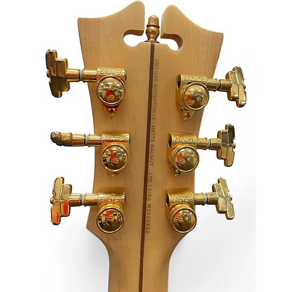 Used D'Angelico DELUXE BRIGHTON LIMITED EDITION SATIN WALNUT Solid Body Electric Guitar