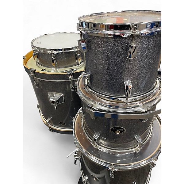 TAMA Used TAMA 5 Piece SILVERSTAR BIRCH VKS145 GXS GALAXY SILVER Drum Kit.gc