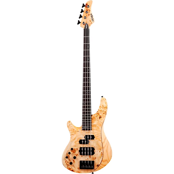 Schecter Guitar Research Reaper 4 Left Handed Electric Bass Natural Satin