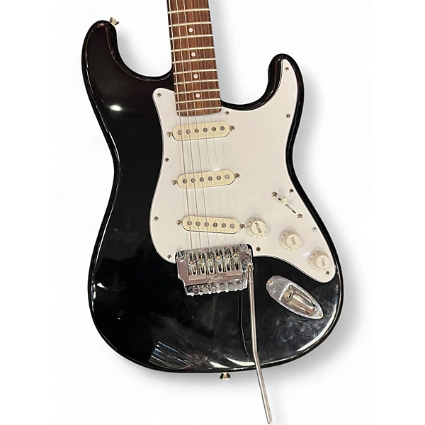 Used Fender Contemporary Stratocaster Black Solid Body Electric Guitar