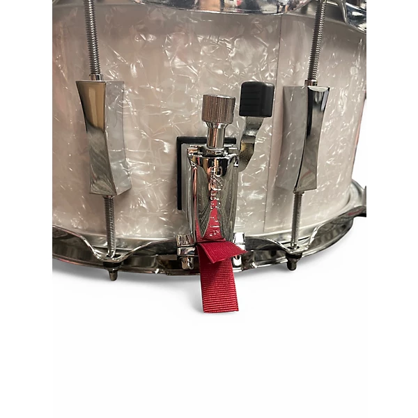 Pork Pie USA Used Pork Pie USA 65X14 10 PLY MAPLE POPLAR SNARE WHITE MARINE PEARL Drum.gc