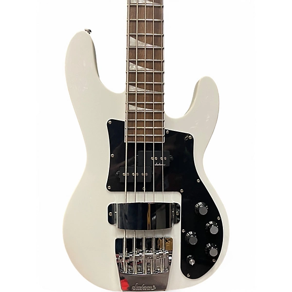 Used Jackson X SERIES CONCERT CBNXT White Electric Bass Guitar