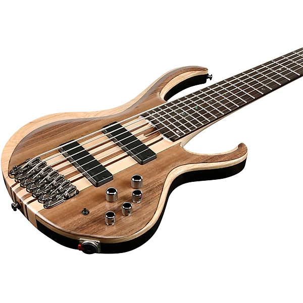 BTB747 7 String Electric Bass Guitar Low Gloss Natural