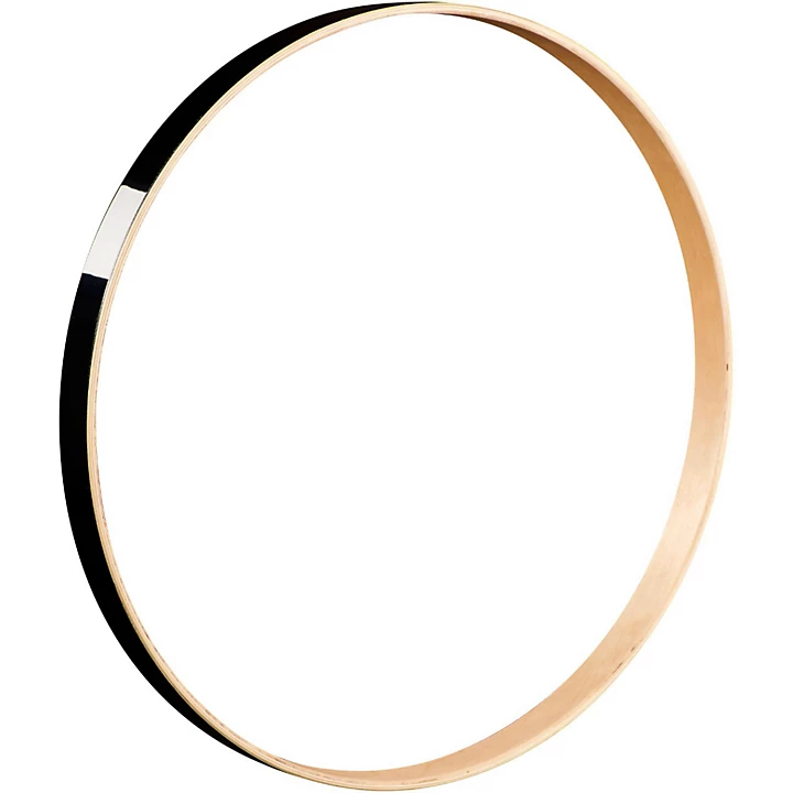 Wood Bass Drum Hoop Jet Black 22 in