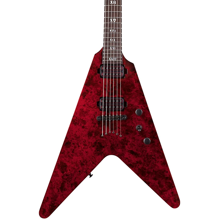 V 1 Apocalypse Electric Guitar Red Reign