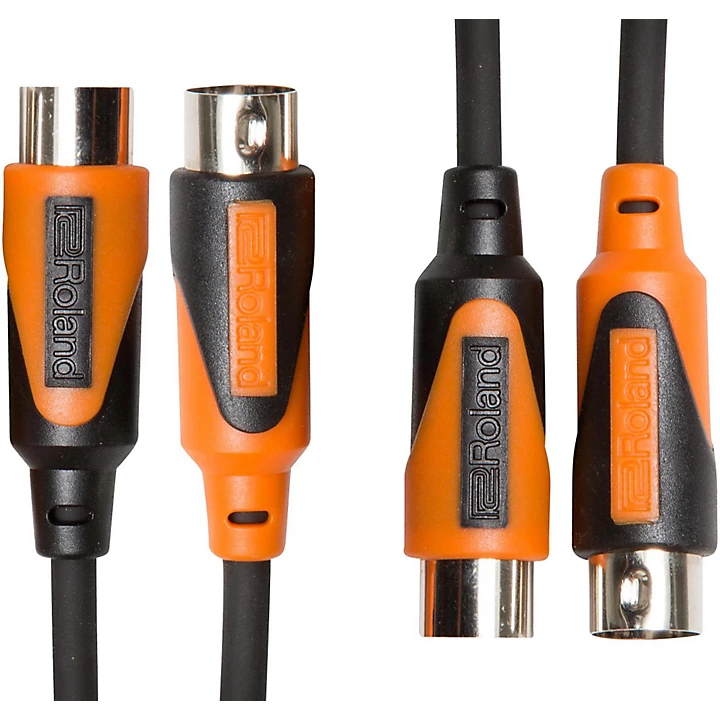 Black Series Dual MIDI Cable 10 ft Black