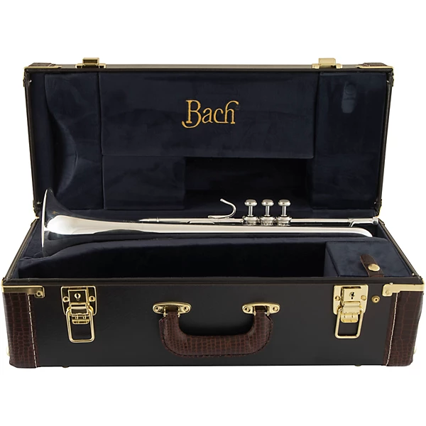 180 Stradivarius 37 Bell Series Professional Bb Trumpet with Reverse Leadpipe Silver plated Yellow Brass Bell