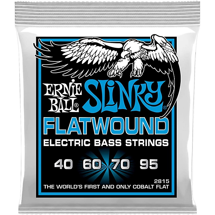 P02815 Extra Slinky Flatwound Bass Strings