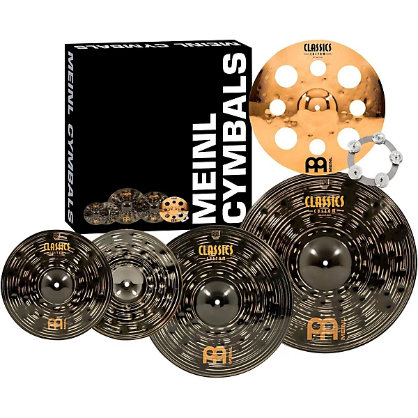 Classics Custom Dark Set Cymbal Pack With Free Trash Crash and Ching Ring