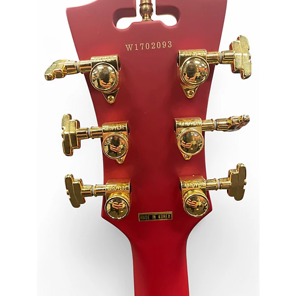 DAngelico Used DAngelico LIMITED EDITION DELUXE Red Hollow Body Electric Guitar.gc