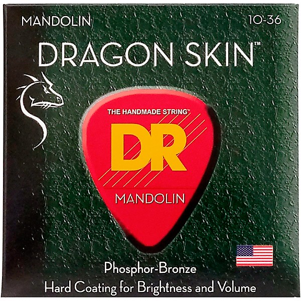 Dragon Skin Clear Coated Mandolin Strings 10