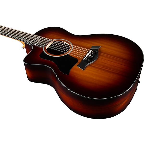 Taylor 264ce K Deluxe Grand Auditorium 12 String Left Handed Acoustic Electric Guitar Shaded Edge Burst