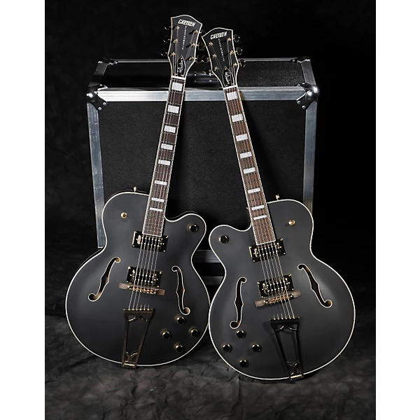 G5191 Tim Armstrong Electromatic Hollowbody Left Handed Electric Guitar Black