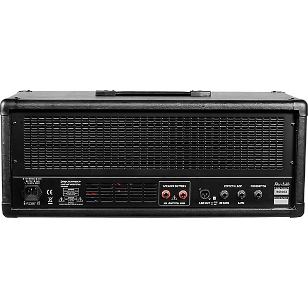 Randall RG1003H 100W Solid State Guitar Head Level 2 Black