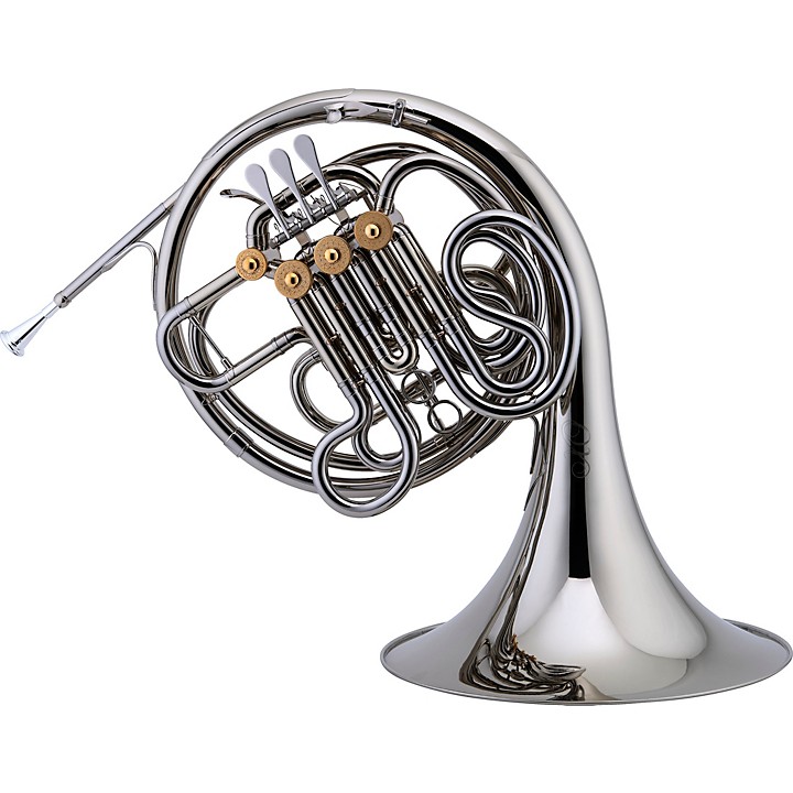 1651N Kruspe Series Professional Nickel Silver Double French Horn with Fixed Bell