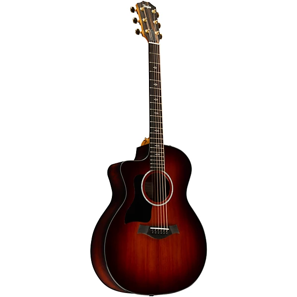 Taylor 224ce K Deluxe Grand Auditorium Left Handed Acoustic Electric Guitar Shaded Edge Burst