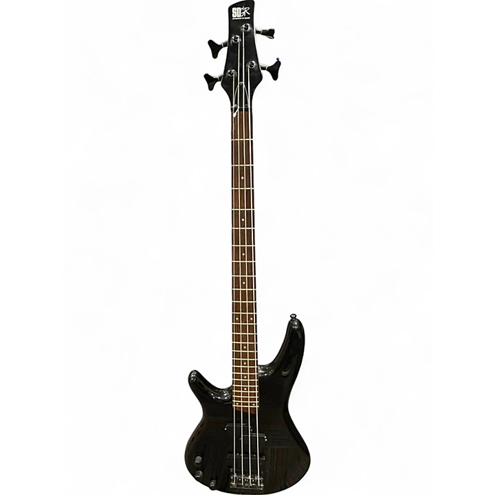 Used Ibanez SR400L Black Electric Bass Guitar