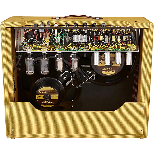 Fender '57 Custom Twin 40W 2x12 Tube Guitar Amp Lacquered Tweed