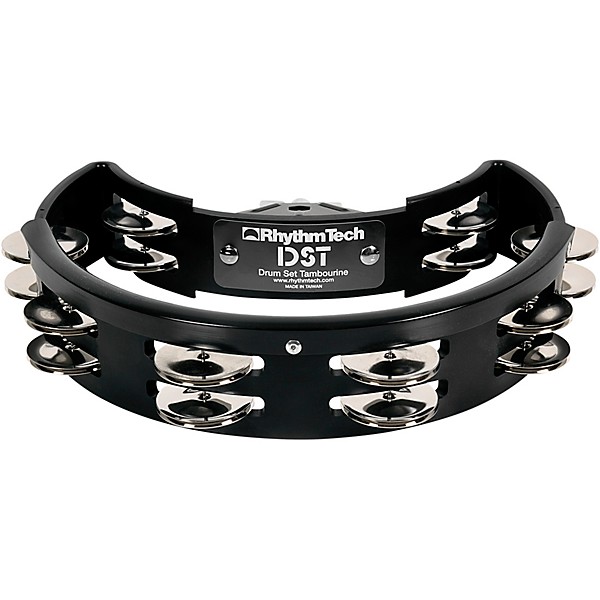 Rhythm Tech Nickel Drum Tambourine Black