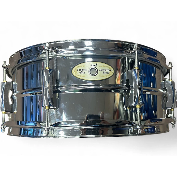Pearl Used Pearl 55X14 Sensitone Snare CHROME Drum