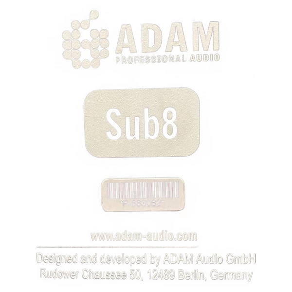 ADAM Audio Used ADAM Audio SUB8 Subwoofer