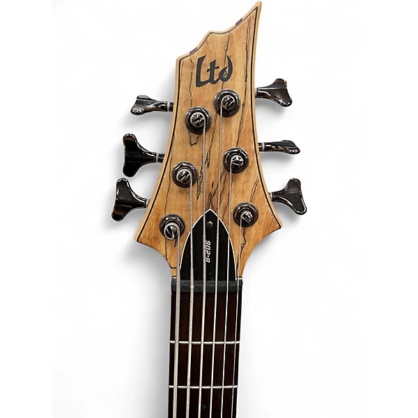 Used Esp  B206 6 String Spalted Maple Electric Bass Guitar