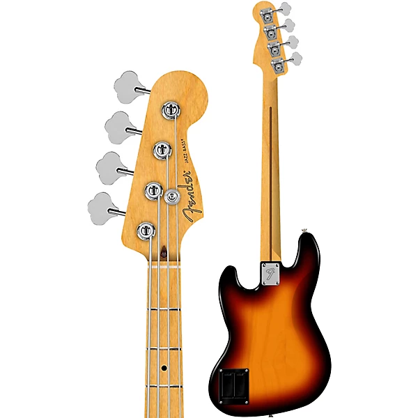 Player II Modified Jazz Bass Maple Fingerboard 3 Color Sunburst