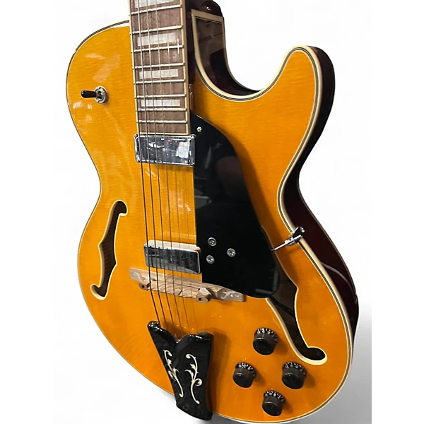 Ibanez Used Ibanez GB10EM Natural Hollow Body Electric Guitar.gc