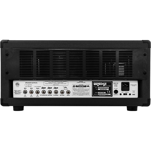 Orange Amplifiers Rockerverb 50 MKIII 50W Tube Guitar Amp Head Level 1 Black J22556004001000.gc