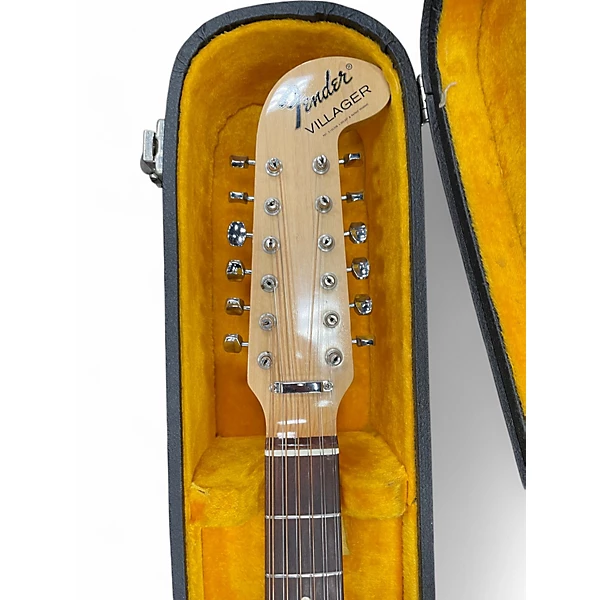 Used 1969 Fender villager 12 Natural 12 String Acoustic Guitar
