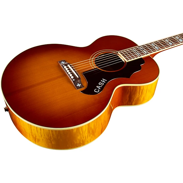 Gibson Rosanne Cash J 185 Signature Limited Edition Acoustic Electric Guitar Heritage Cherry Sunburst
