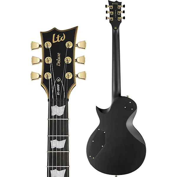 LTD EC 1000 Duncan Electric Guitar Black Satin