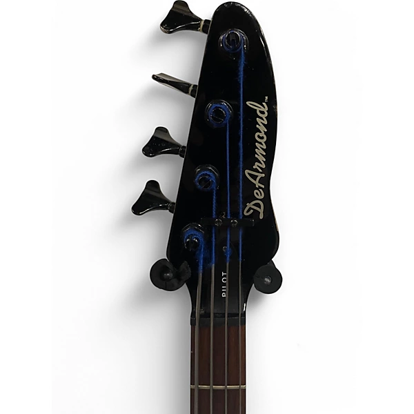 Used DeArmond pilot Blue Electric Bass Guitar