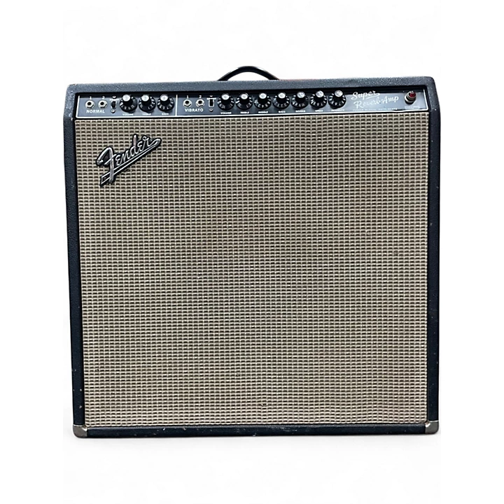 Vintage 1966 Fender Super Reverb 4x10 Tube Guitar Combo Amp