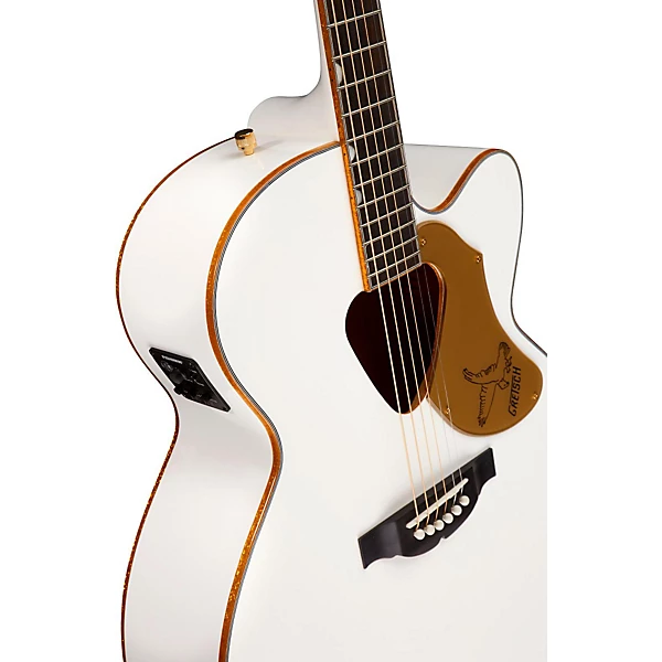 G5022C Rancher Falcon Cutaway Acoustic Electric Guitar White