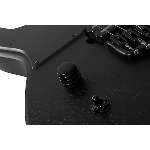 Schecter Guitar Research PT 8 MS Black Ops Left Handed Electric Guitar Satin Black Open Pore