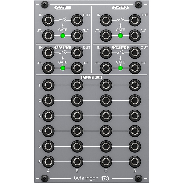 173 Quad Gate Multiples Eurorack Module
