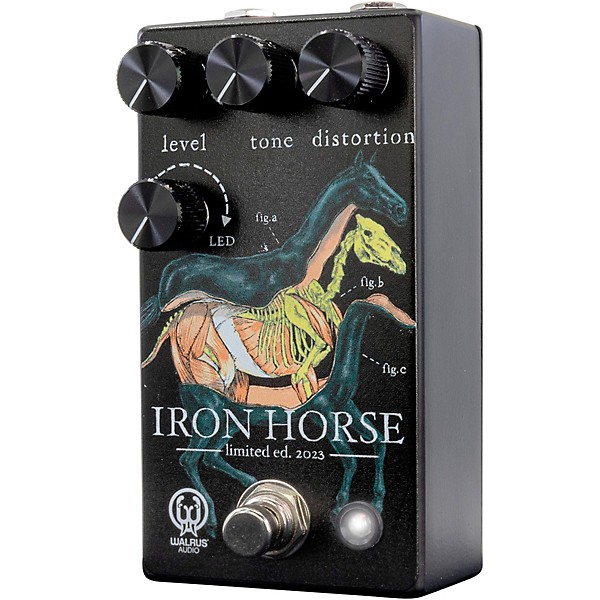 Iron Horse LM308 Distortion Effects Pedal Black