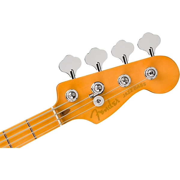 American Ultra II Jazz Bass Maple Fingerboard Sinister Red