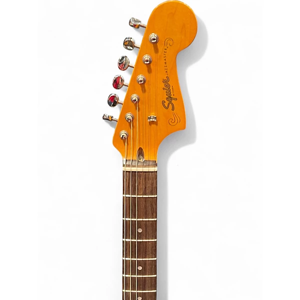 Used Squier J Mascis Jazzmaster Blue Solid Body Electric Guitar