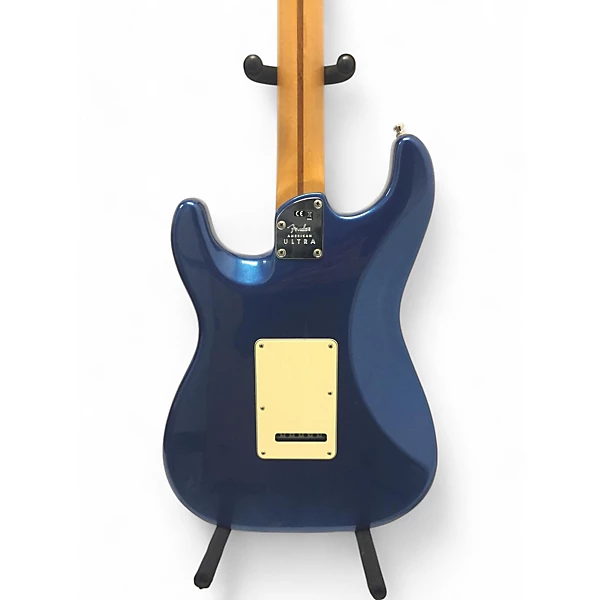 Used Fender American Ultra Stratocaster Blue Solid Body Electric Guitar