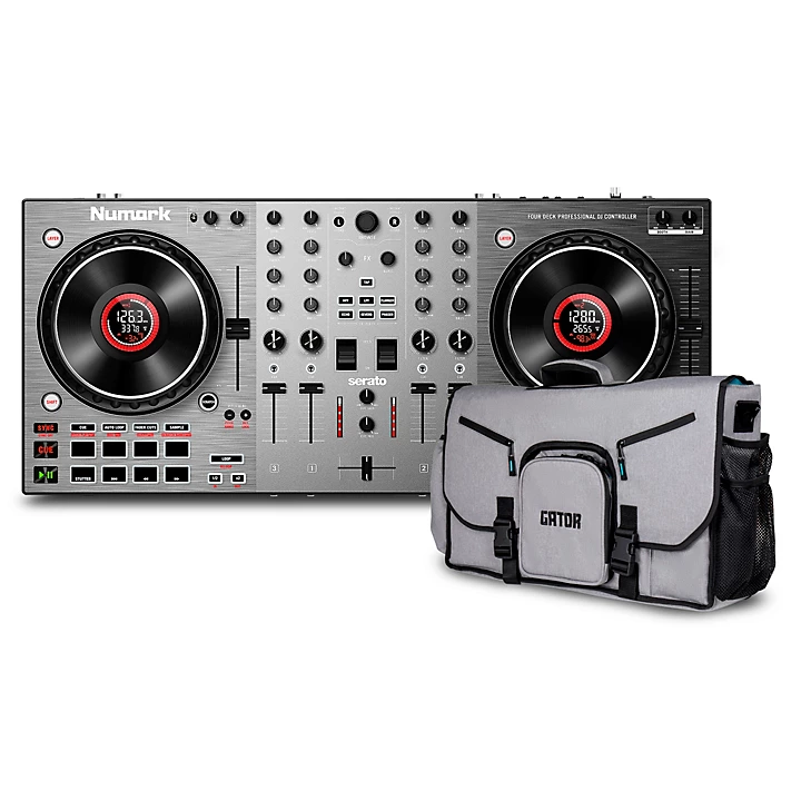 NS4FX 4 Channel DJ Controller Gator G CLUB Bag Bundle