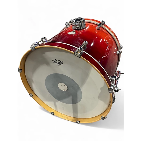 Mapex Used Mapex 4 Piece Meridian Birch Cherry Fade Drum Kit.gc