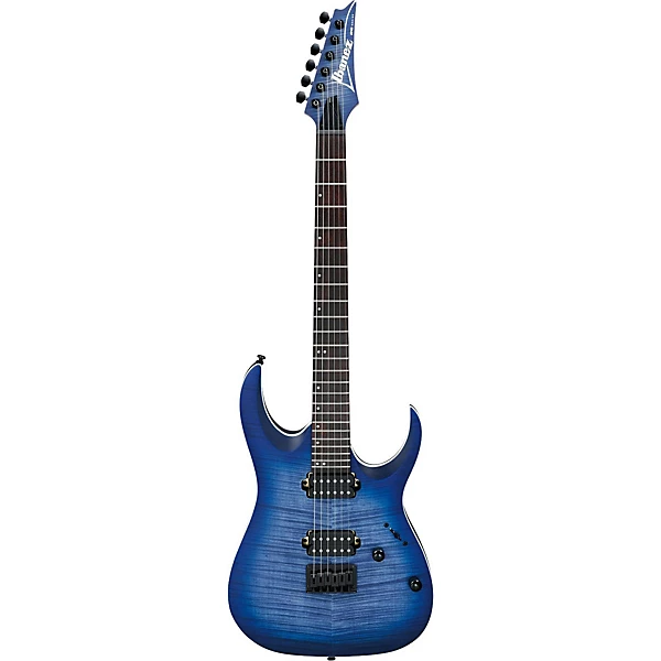 RGA series RGA42FM Electric Guitar Flat Blue Lagoon Burst