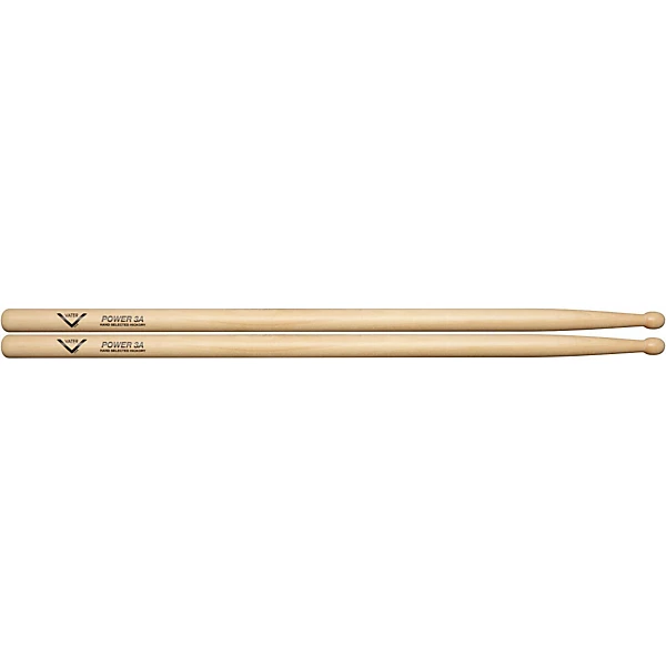 Power Wood Tip Drumsticks Pair 3A Natural