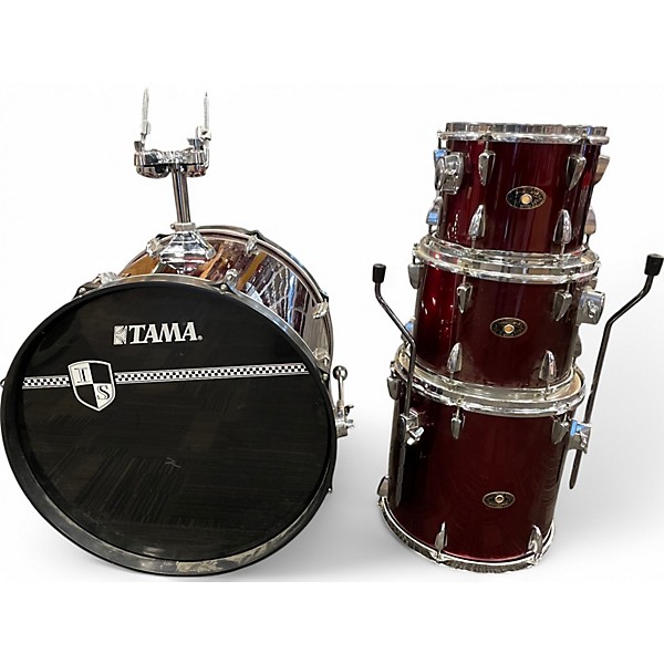 TAMA Used TAMA 4 Piece Imperialstar Candy Apple Red Drum Kit
