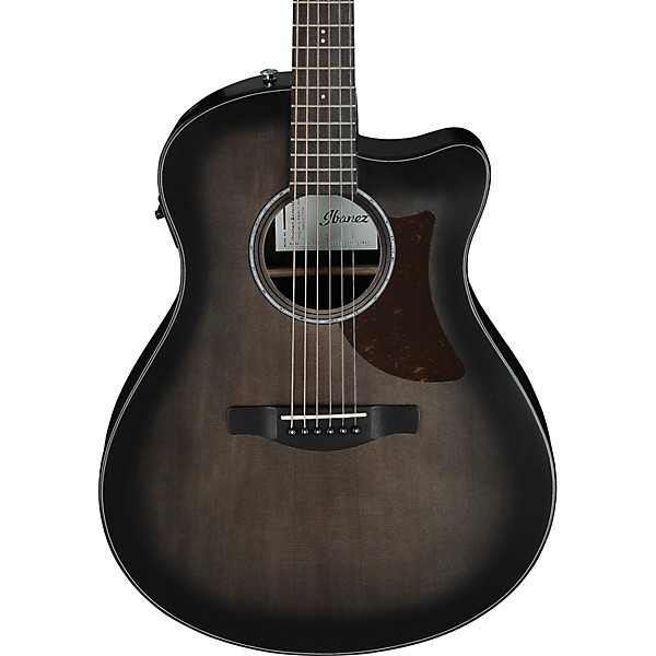 Ibanez AAM70CE Advanced Auditorium Acoustic Electric Guitar Level 1 Transparent Charcoal Burst M06709004001000.gc
