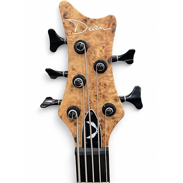 Used Dean Edge Pro Select 5 Satin Natural Electric Bass Guitar